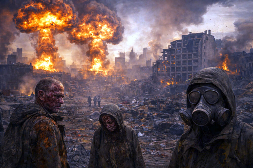 Effects of Nuclear War Simulation Devastation
